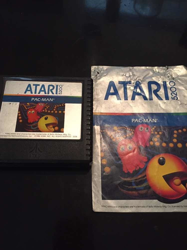 Cartucho Pacman Atari 5200