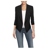 Suéter Cómodo For Mujer Blazer 3.4 Manga Casual