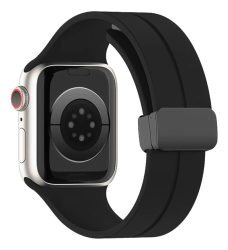 Pulseira Silicone Fecho Magnetico Compativel  Apple Watch 