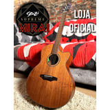 Violão Acústico Seizi Supreme Ryu Mirai Mahogany Com Bag Orientação Da Mão Destro