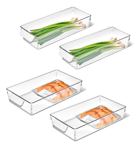 Contenedor P/ Refrigerador Oxo,transparente,4 Pack,37x14.6cm