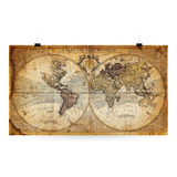 Mapa Vintage Panoramico 150x85 Para Pared