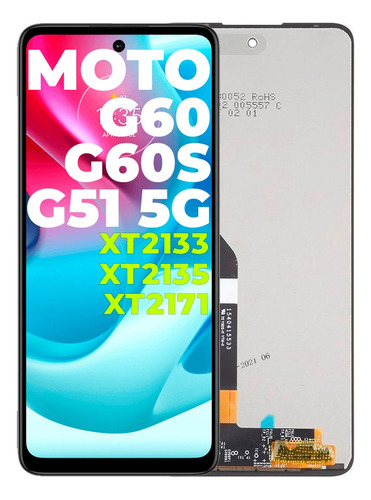 Modulo Pantalla Display Motorola Moto G51 5g / G60 / G60s