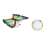 Borboleta Led Quarto Luz Noturna 3d