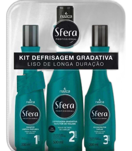 Kit Defrisagem Gradativa Liso De Longa Duração Sfera