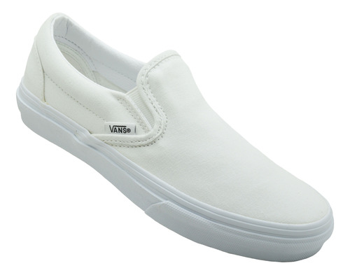 Tenis Vans Slip On Classic Vn-0eyew00 White Blanco Unisex 