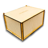 Caja Con Tapa 20x15x10 - Mdf / Fibrofacil X 5 Un.