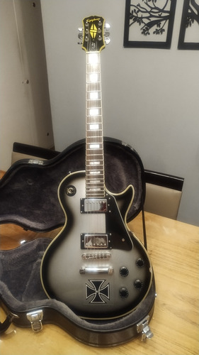 Ephipone Les Paul Custom Silverburst