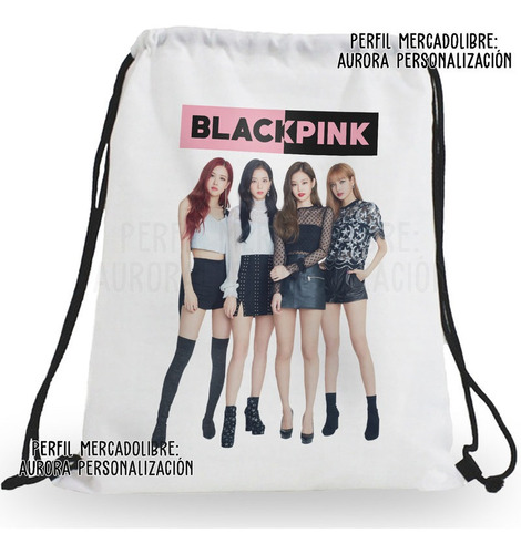 Tula Deportiva Black Pink K Pop Ref4