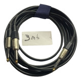 Cable Plug Stereo A 2 Plug Mono 3m