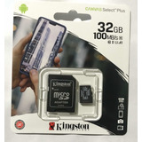 Memoria Micro Sd 32gb Kingston Original Canvas Select Plus