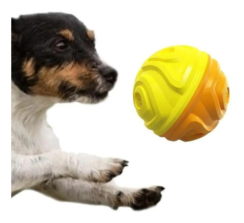 Pelota Juguete Para Mascotas Perros Pelota Con Sonido 7.5cm