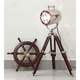 Thor Instruments Vintage Spotlight Lámpara De Mesa Con Trípo