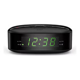 Relógio De Mesa Philips Compacto Alarme E Rádio Fm Bivolt 