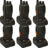 Kit 6rádio Comunicador Baofeng Bf777s Amador Super Distância