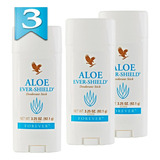 Aloe Ever Shield Desodorante Forever Kit C/3u Fr 12x