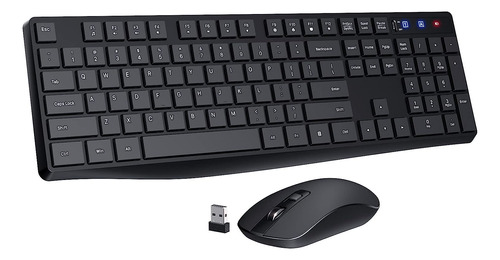 Combinación De Ratón Y Teclado Inalámbrico, Receptor Usb | P