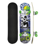 Skate Infantil 78cm Semiprofissional Grande 70kg Completo