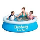 Pileta Inflable Bestway Redonda Infantil 183 X 51 Cm 940 Lts