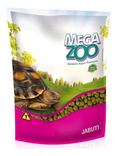 Ração Extrusada Megazoo Para Jabutis 1,2kg