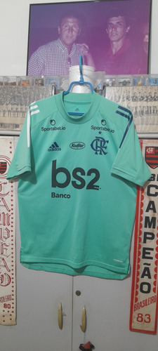 Camisa Flamengo Treino Verde - adidas 2020