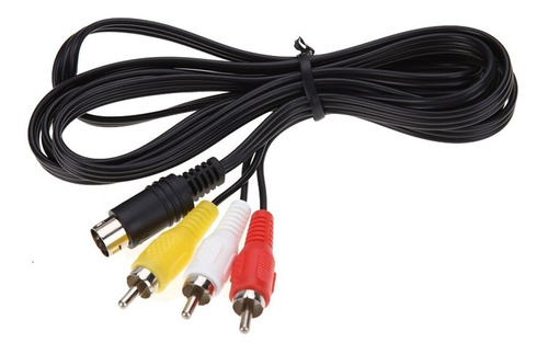 Cable Rca Av Para Sega Saturn 1.8 Mts