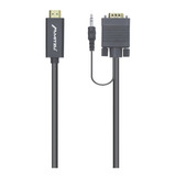 Cable Adaptador Hdmi-svga/3,5 Mm 2m Con Chip Para Audio/vide