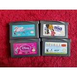 Lote De 4 Cartuchos Originales Disney Para Game Boy Advance 