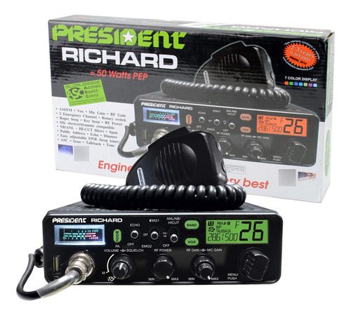 President Richard - Radioaficionado (32.8 Ft), Pep De 50 W