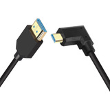 Cable Corto Micro Hdmi A Hdmi Pngknycn 8k, Ángulo De 90 Grad