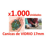 1000x Bolitas De Vidrio Canicas Ojo De Gato 17mm Juega!