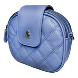 Bolsa Crossbody Capitonada Azul Hpc Polo 