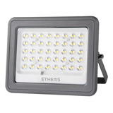 Reflector Proyector Led 60w Panel Solar Exterior Luz Fría