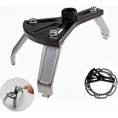 Llave Quitar Tapa Bomba Gasolina Ajustable Garra Curva