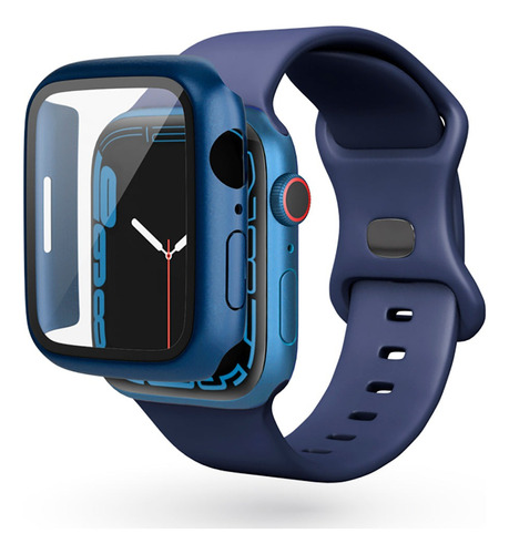 Correa Para Apple Watch + Cristal + Case Todas Las Series