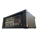 Consola Potenciada 4 Canal Bt/sd/usb 300w Mixer Amplificador