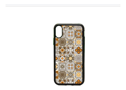 Funda Protector Para iPhone Mosaico Retro 1