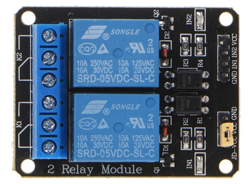 Módulo Relé Rele 2 Canais 5v | Arduino, Pic, Raspberry Pi