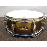 Caixa Pearl Roadshow Bronze Metallic 13x5  Com Aros Triple 