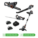 Kit De Herramientas De Jardín Inalámbricas 18v Gladiator