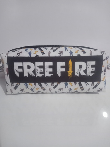 Estojo Free Fire Dois Zíper 