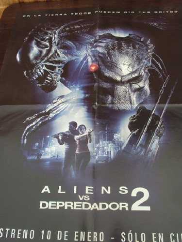 Poster Alien Vs Depredador 2 