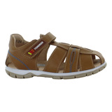 Yondeers Sandalia Huarache Vestir Casual Camel Niño 84627