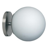 Aplique Color Aluminio Plateado Baño Led 10cm World Ara