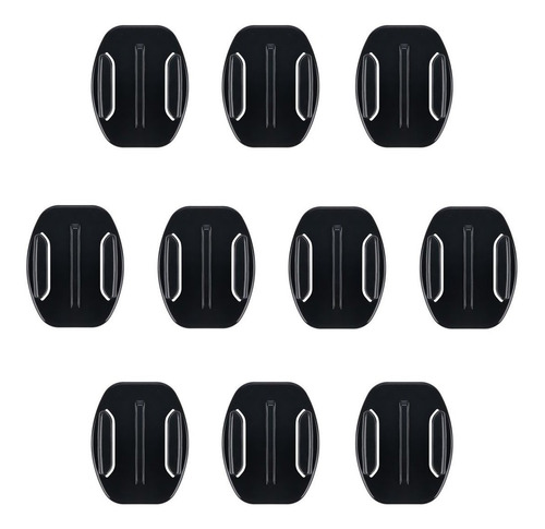 Afaith 10 Pack Of 3m Flat Adhesive Mounts For Gopro Camera C