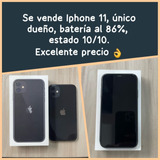 Apple iPhone 11 (128 Gb) - Negro Estado De Batería 83%