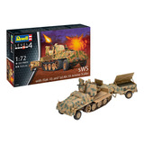 Tanque Sws Con Flack 43 Y Trailer 1/72 Model Kit Revell