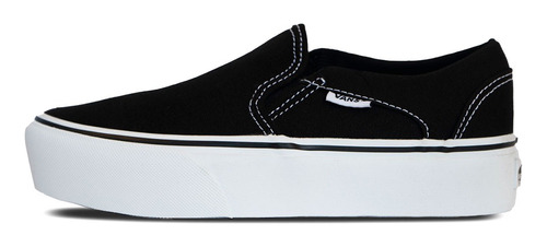 Tenis Canvas Active Negro Asher Platform Mujer Vans Vans