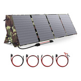 Cros Panel Solar Portatil De 200 W 18 V, Kit De Cargador Sol