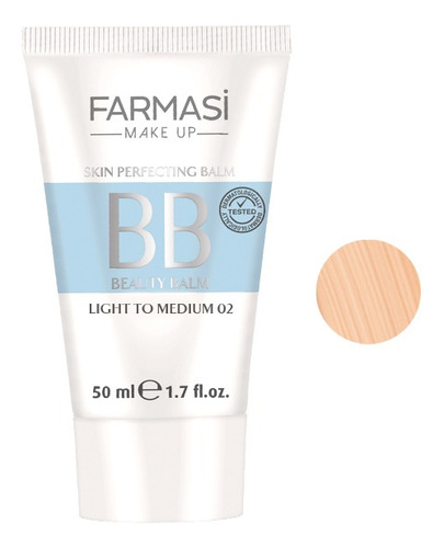 Bb Cream Beauty Balm Claro A Medio 02 Semimate Sfp15 Farmasi